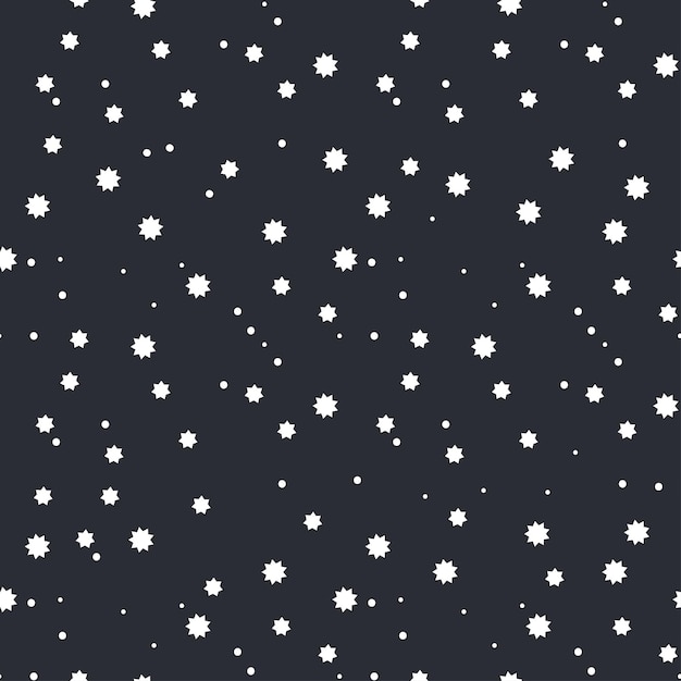 Constellations star seamless pattern Abstract vector background