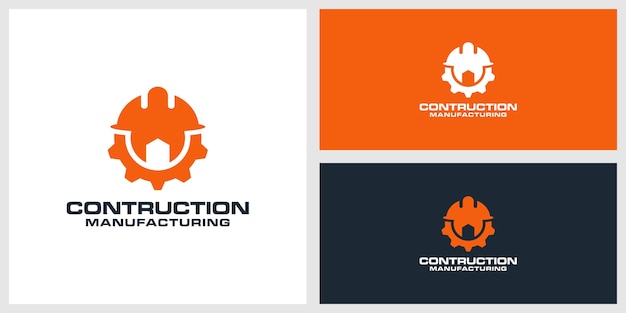 constructie logo ontwerp premium