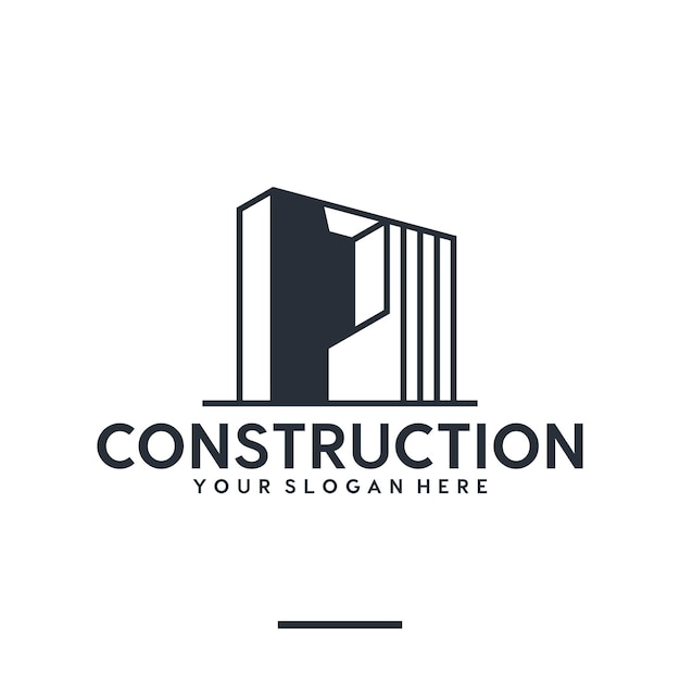 Construction , apartment ,logo design inspiration