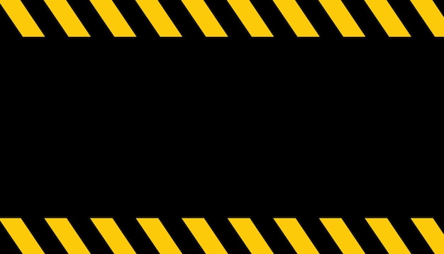 under construction background with yellow stripes