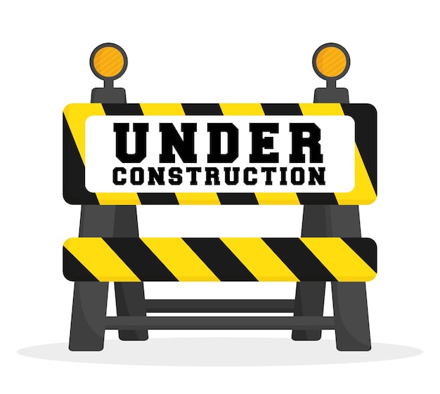 Under construction barrier design