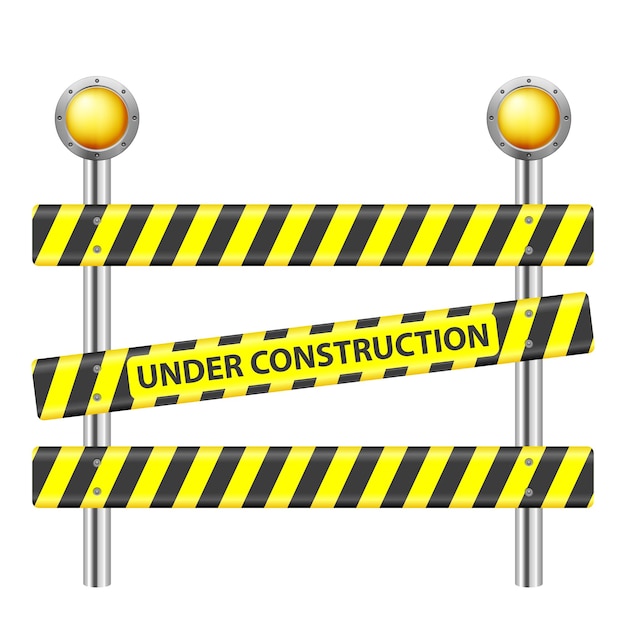 Under construction barrier