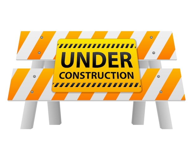 Under construction barrier