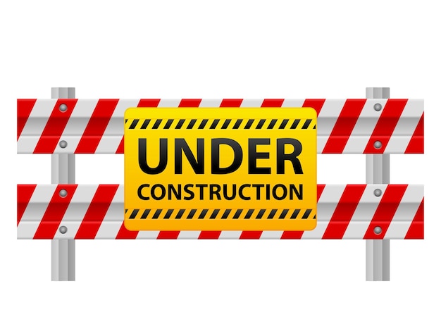 Vector under construction barrier