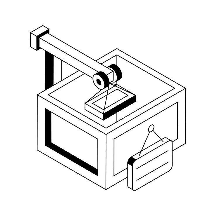 Vector under construction building isometric icon is ready for premium use
