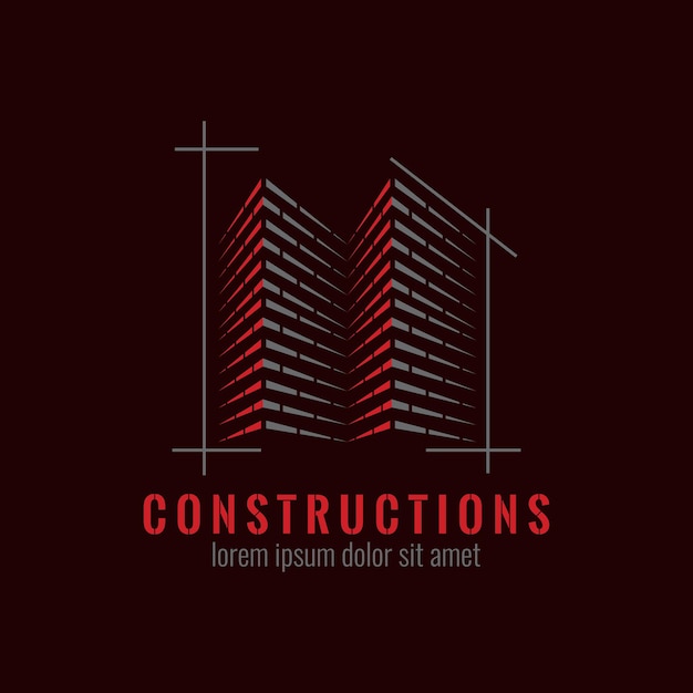 Construction business logo