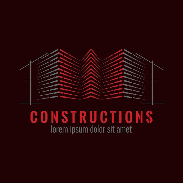 Construction company logo