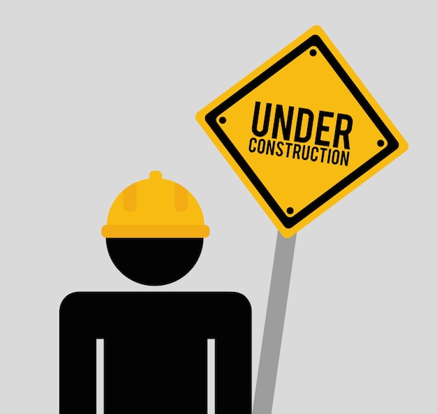 Under construction design 