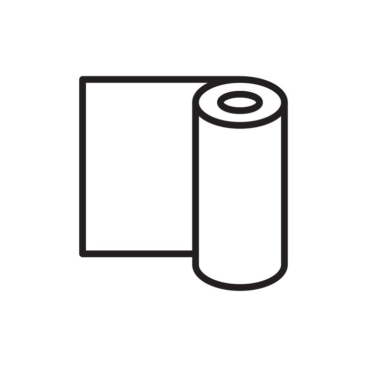 Vector construction film roll icon thin line art collection