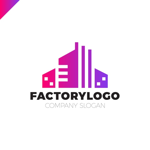 Строительная фирма, фабрика или логотип
