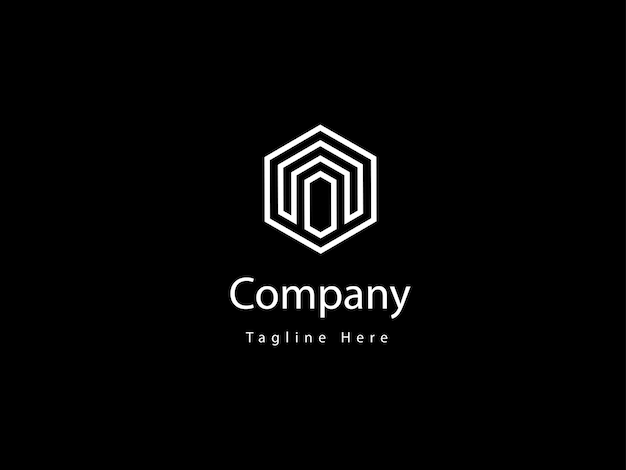 建設住宅のロゴのデザイン テンプレート