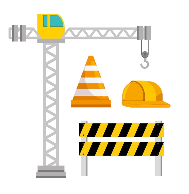 Under construction icon set