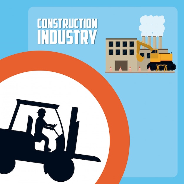 Construction industry concept