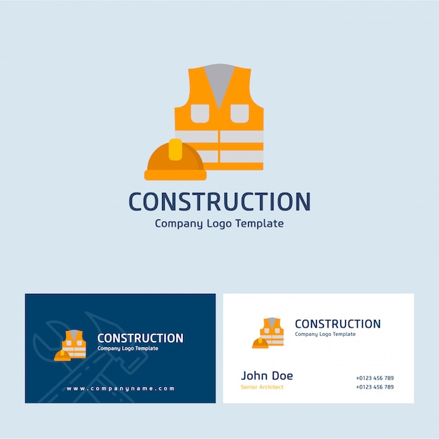 Construction logo and Business Card