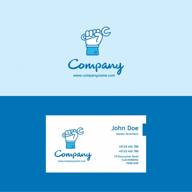 Construction Logo and Business Card