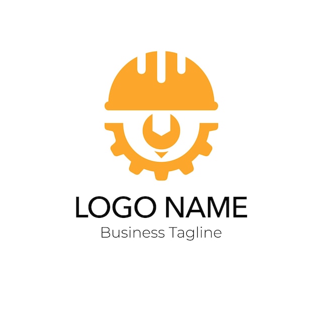 construction logo design business template collection