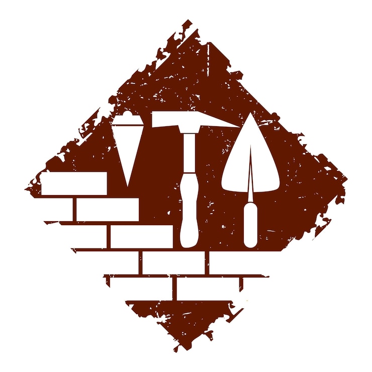 Vector construction and maintenance sign and construction tool