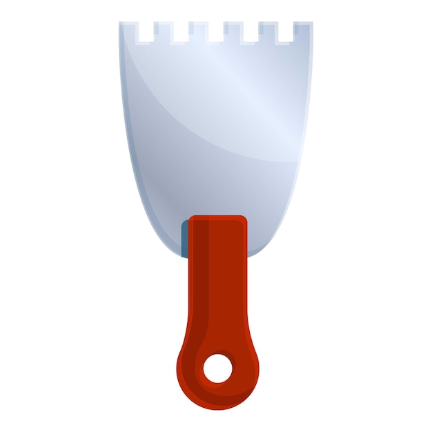 Vector construction putty knife icon cartoon of construction putty knife vector icon for web design isolated on white background