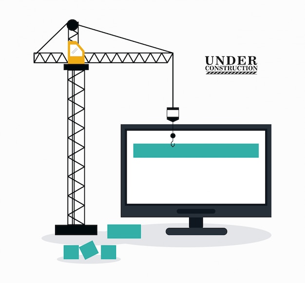 Vettore in costruzione e riparazione