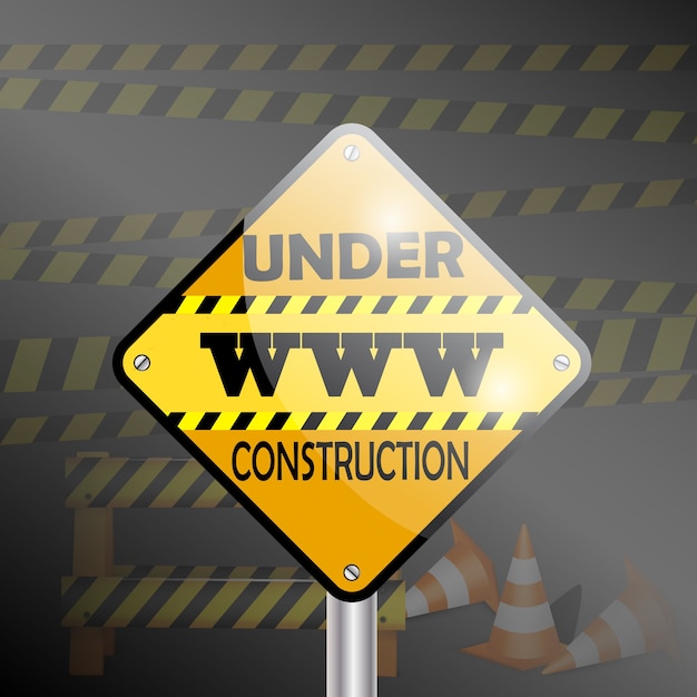 Under construction sign