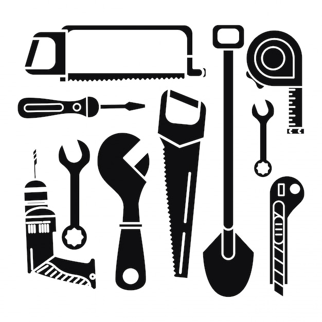 Construction tools background