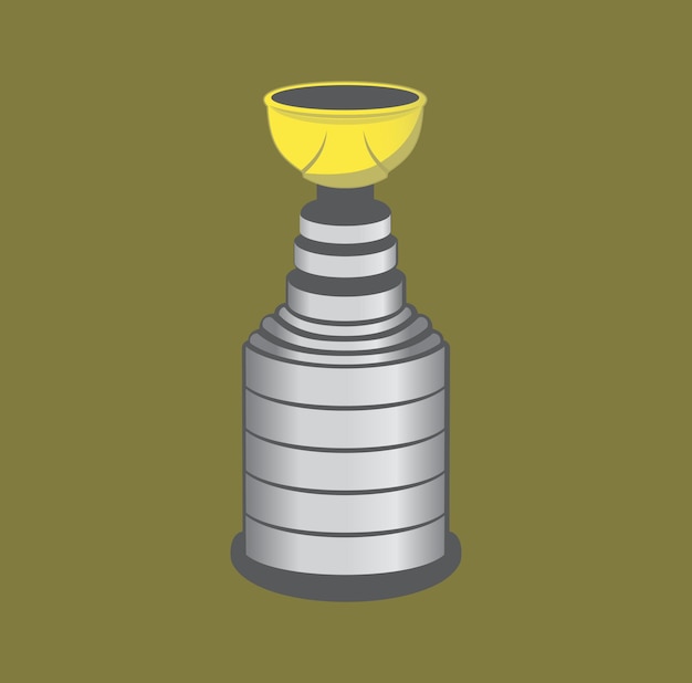 Construction trophy construction helmet design illustration