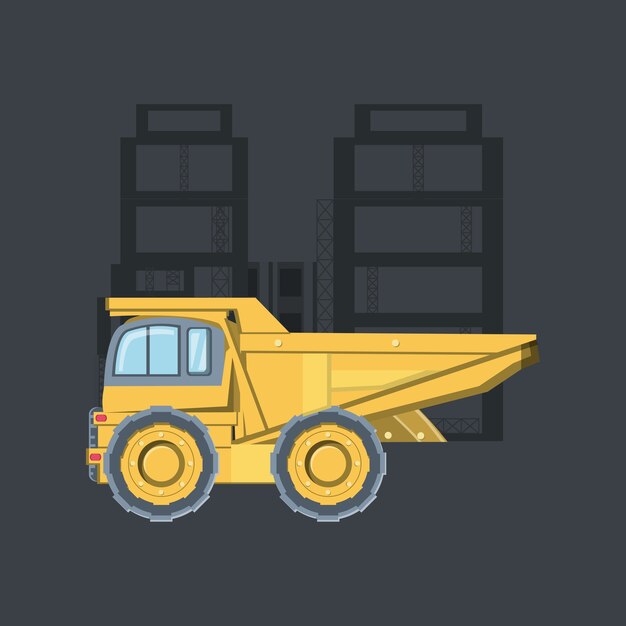 Construction trucks design