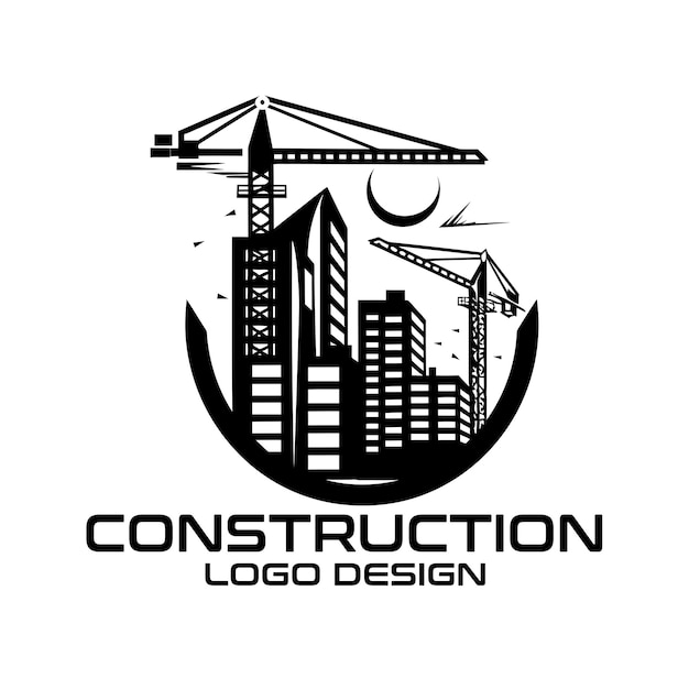 Vector construction vector logo design