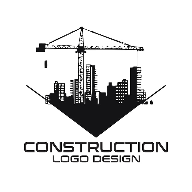 Construction vector logo design