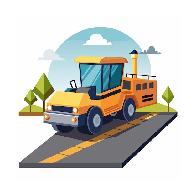 建設用車両のコンセプトイラスト