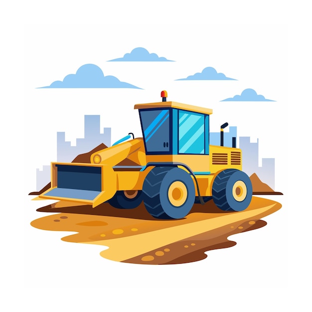 建設用車両のコンセプトイラスト