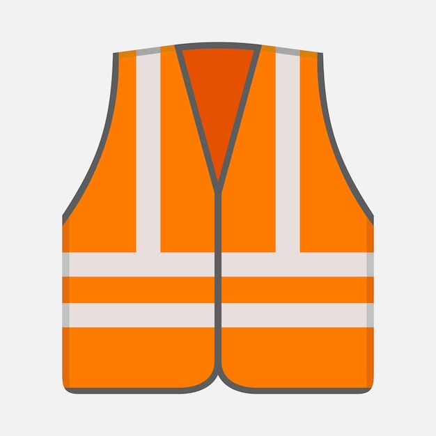 construction vest vector icon1