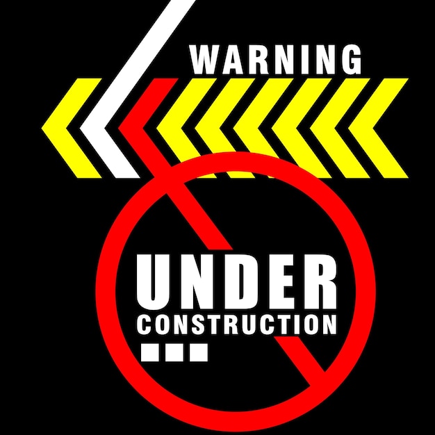 Under Construction wall paper vector