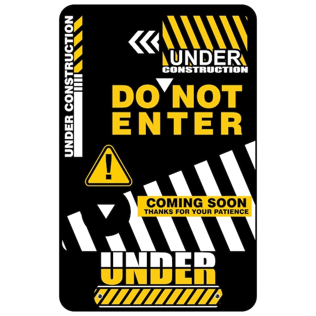 under construction wallpaper and background vector