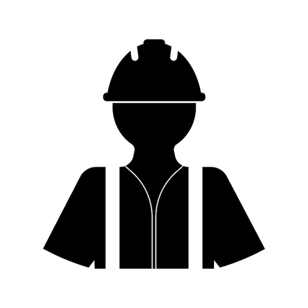 Construction worker icon