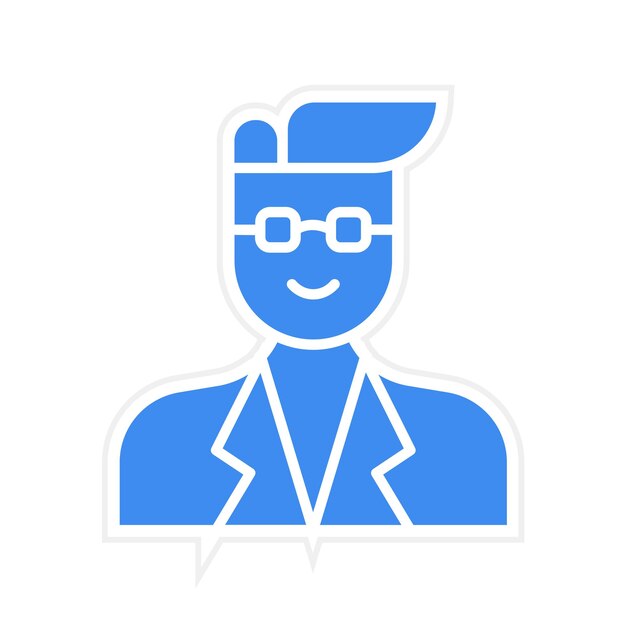 Vector consultant male icon vector image can be used for professions