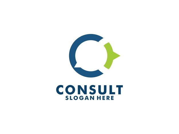 Consulting agency logo Consult logo vector Template