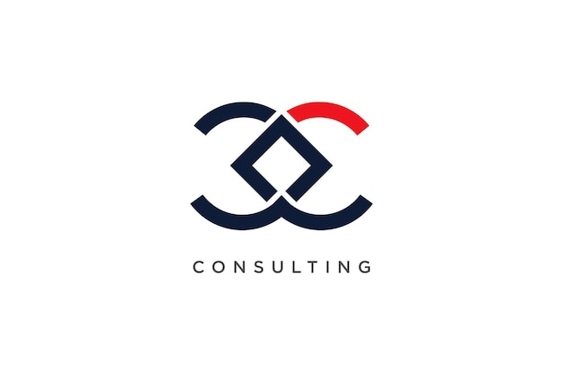 Consulting logo design with letter C concept