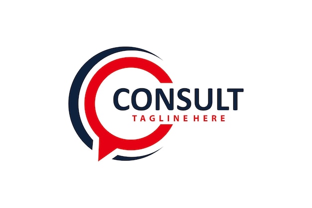 Consulenza logo icona vettore isolato