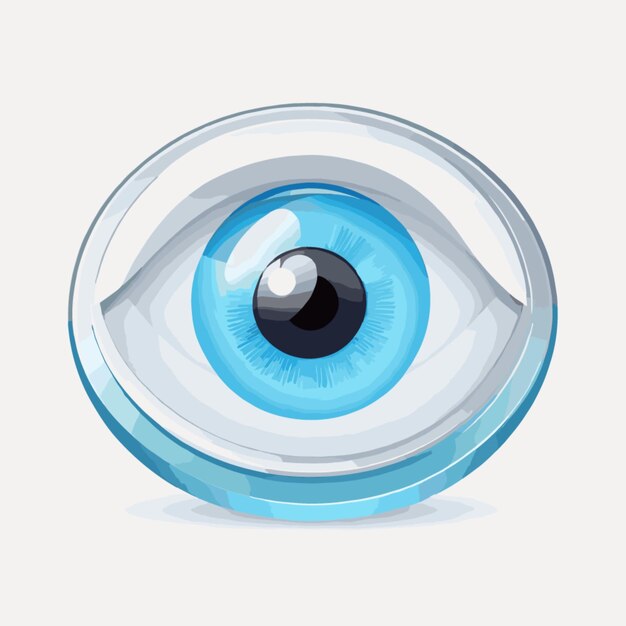 Vector contact lenses vector on a white background