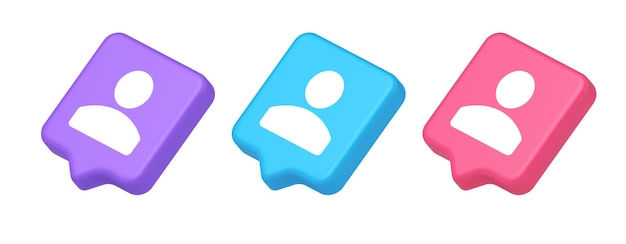 Contact personeel belknop bedrijfslid communicatie chat internet service 3d pictogram
