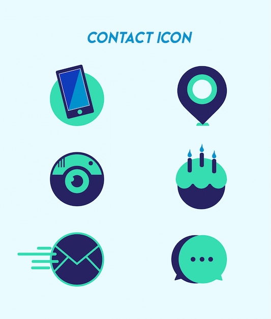 contact pictogram