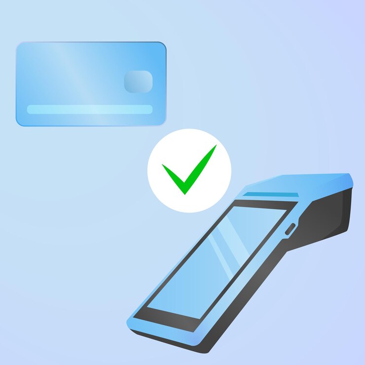 Vector contactless payment by phone and card payment terminal