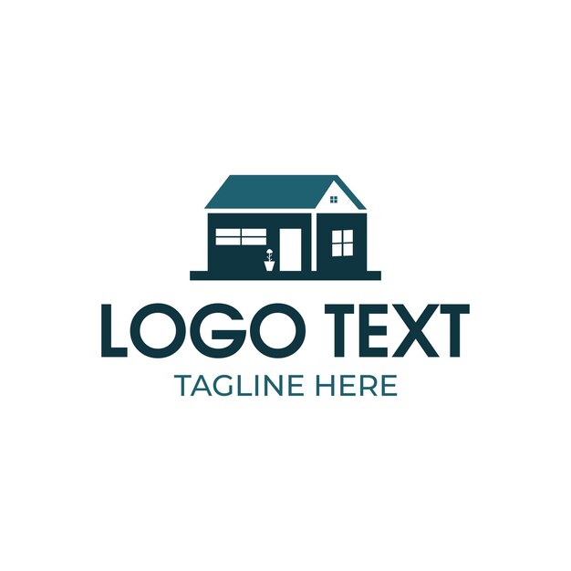 container house logo design vector