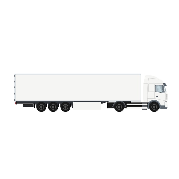 Container trailer truck with cold room