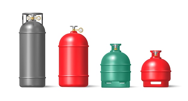 Containers met gecomprimeerde gasvormige stoffen