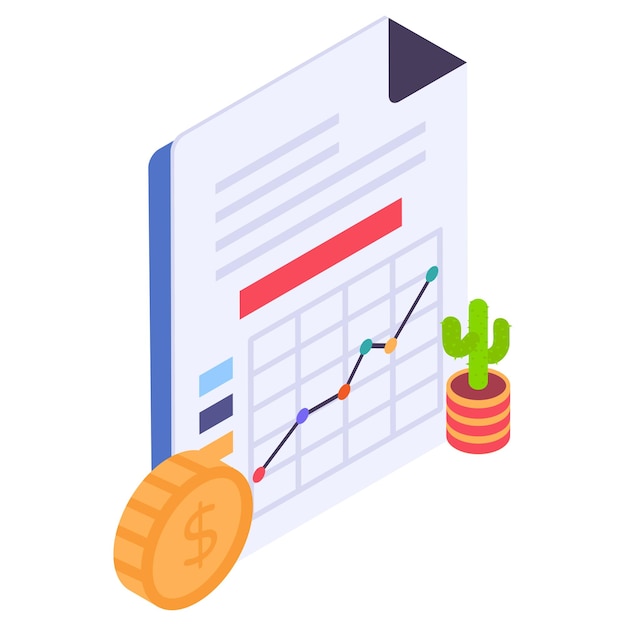 Contante verkoop analysemethodologie concept vector business finance treasury en capital budget finance