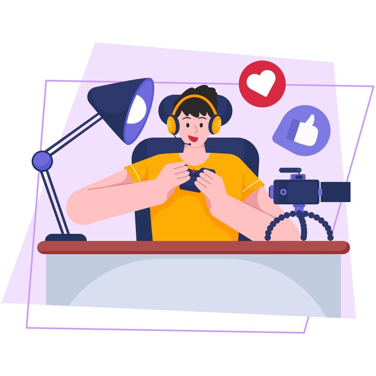 Vector 콘텐츠 크리에이터 illustration_gamers