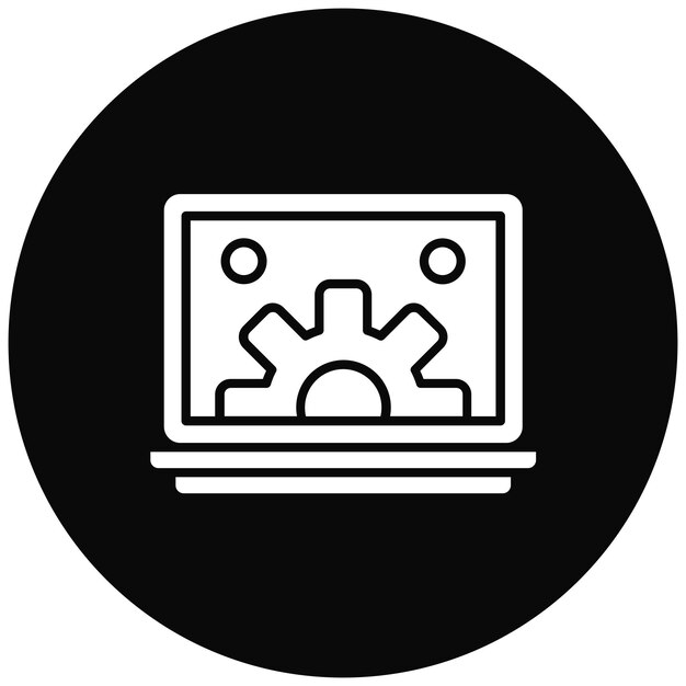content management system icon vector image can be used for ux and ui