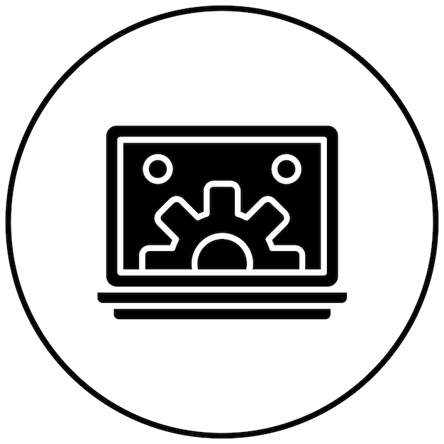 content management system icon vector image can be used for ux and ui
